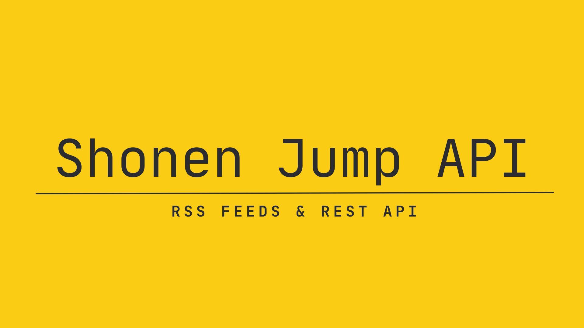Shonen Jump RSS Feed header image